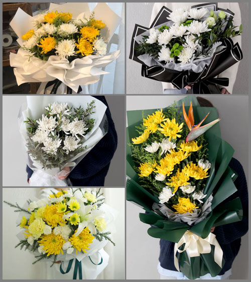山东青岛黄岛区理务关镇芙蓉村白事花束代送
